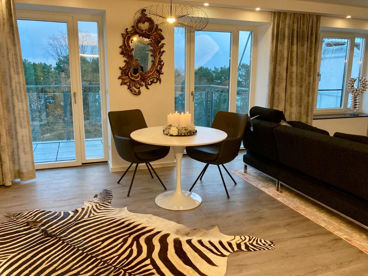 Penthouse Am Südstrand - Kamin, Dachterrasse Mit Meerblick Und Gasgrill, Luxus-design-apartment, 2 Minuten Zum Apartment *